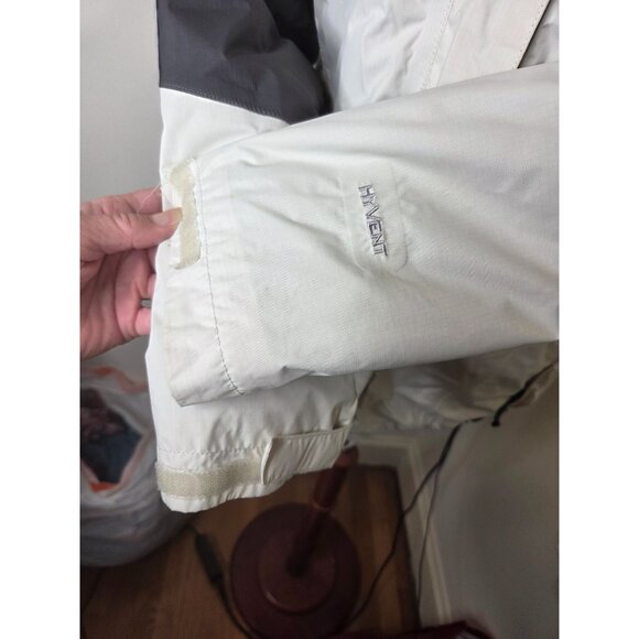 The North Face Womens L Hooded Jacket Insulated Zip Out Liner Toggles Pockets - Picture 8 of 11